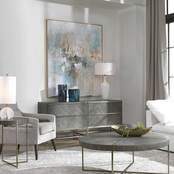 Vibrant Expression Framed Canvas Art