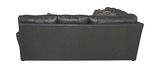 Regula 3 Piece Leather Sectional - Steel Left Chaise thumbnail 4