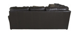 Regula 3 Piece Leather Sectional - Chocolate Left Chaise thumbnail 4