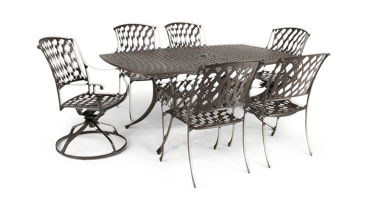 Bellmore II 7 Piece Patio Dining Set by Furniture DOCK86