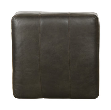 Regula 40″ Cocktail Ottoman - Steel