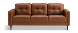 Ollie Leather Sofa thumbnail 1
