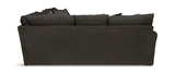 Hubble 3 Piece Modular Sectional With Right Chaise - Noir thumbnail 6