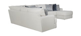 Hubble 3 Piece Modular Sectional With Right Chaise - Sugar thumbnail 6