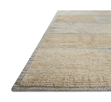 Amber Lewis Sky/Wheat Area Rug - 7′9″ X 9′9″