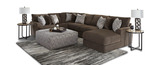 Hubble 3 Piece Modular Sectional With Right Chaise - Noir thumbnail 3