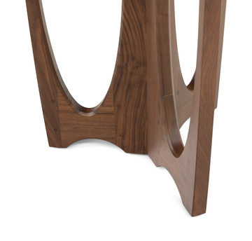 Walnut Grove Round Stone Top End Table