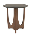 Walnut Grove Round Stone Top End Table thumbnail 2