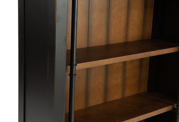 Redmond Ebony Tall Bookcase
