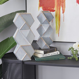 Set of 2 Hexagon Vases thumbnail 4