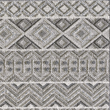 Terrace Grey Watson 4′0″ x 5′9″ Area Rug