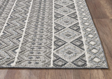 Terrace Grey Watson 4′0″ x 5′9″ Area Rug