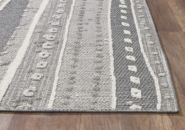 Terrace Grey Terrain 4′0″ x 5′9″ Area Rug