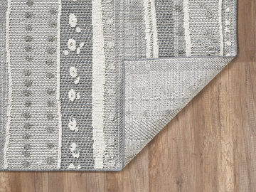 Terrace Grey Terrain 4′0″ x 5′9″ Area Rug