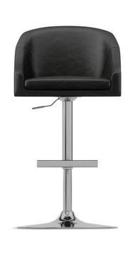 Calvin Black Gas Lift Stool