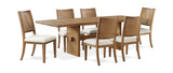 Bozeman Trestle Table With 4 Caneback Side Chairs thumbnail 2