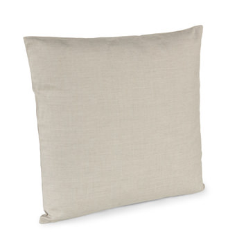 18″ Square Pillow - Cast Silver