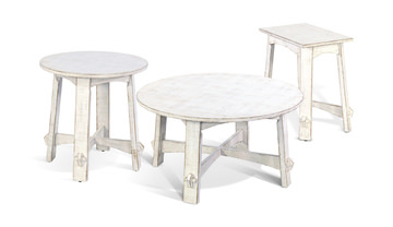 Captiva Coffee Table-  White Sand