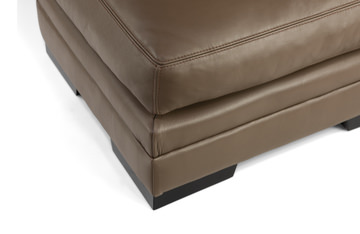 Bernard Leather Ottoman