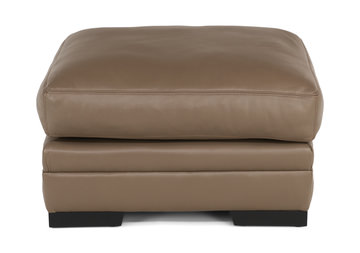 Bernard Leather Ottoman