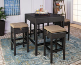 Vista 5 Piece Patio Bar Set thumbnail 3
