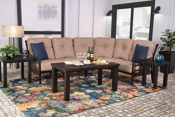 Marina Falling Leaves Multi 7′x10″ x 9′10″ Area Rug