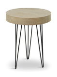 Breya Industrial Accent Table thumbnail 1