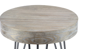 Breya Industrial Accent Table