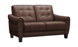 Madden Leather Loveseat - Tobacco thumbnail 2