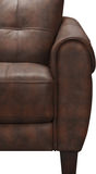 Madden Leather Loveseat - Tobacco thumbnail 5