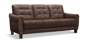 Madden Leather Sofa - Tobacco