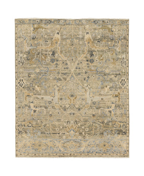 Hand Knotted 8′2″ X 9′10″ Area Rug
