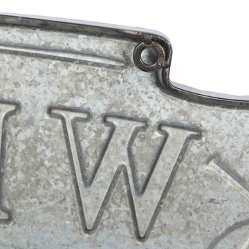 Welcome To Lake Metal Sign