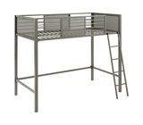 Trellis Twin Loft Bed - Pewter thumbnail 1
