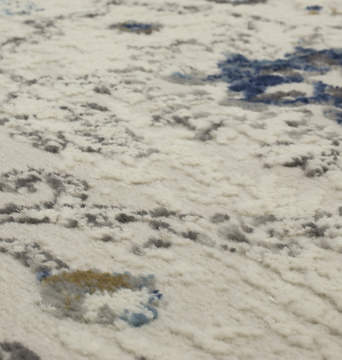 Cleopatra Evesham Grey/Dark Blue Area Rug - 3′11″ X 6′0″