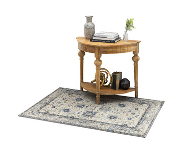 Cleopatra Fenton Evesham Grey/Dark Blue - 3′11″ X 6′0″