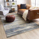 Cleopatra Bell Place Grey/Dark Blue Area Rug - 5′3″ X 8′0″ thumbnail 8