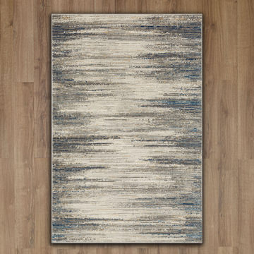 Cleopatra Bell Place Light Grey Area Rug - 3′11″ X 6′0″
