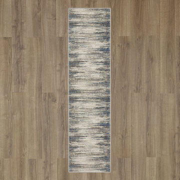 Cleopatra Bell Place Light Grey Area Rug - 2′0″ X 8′0″