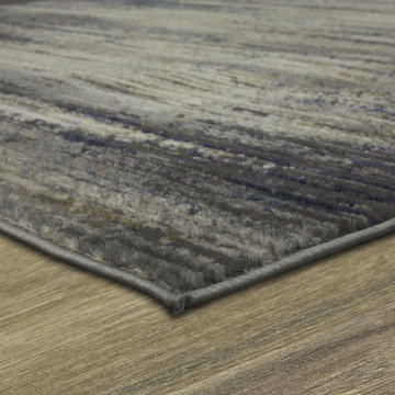 Cleopatra Bell Place Light Grey Area Rug - 3′11″ X 6′0″
