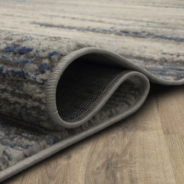 Cleopatra Bell Place Light Grey Area Rug - 2′0″ X 8′0″