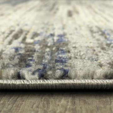 Cleopatra Bell Place Light Grey Area Rug - 2′0″ X 8′0″