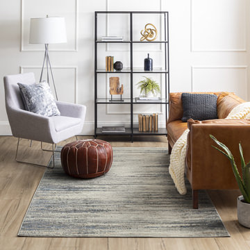 Cleopatra Bell Place Light Grey Area Rug - 7′10″ X 10′0″