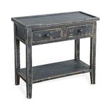 Marina 2 Drawer Entry Table - Black Sand thumbnail 1