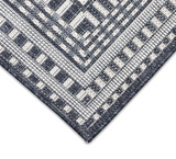 Malibu Etched Border Navy 5′7″ x 7′6″ Area Rug thumbnail 3