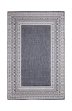 Malibu Etched Border Navy 5′7″ x 7′6″ Area Rug thumbnail 1