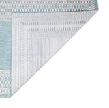 Malibu Etched Aqua 5′3″ X 7′6″ Outdoor Rug thumbnail 5