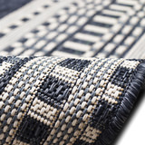 Malibu Etched Border Navy 5′7″ x 7′6″ Area Rug thumbnail 2