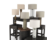 Outdoor Lamp Concrete Column thumbnail 2