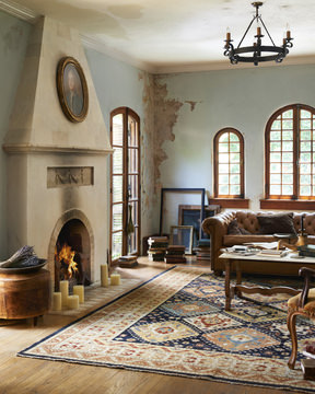 Heirloom Navy Multi Area Rug - 2′0″ X 3′0″ 